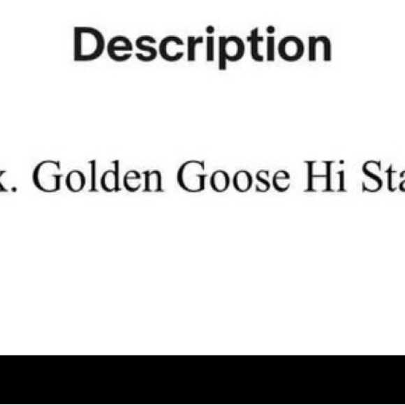 Golden Goose White and Gold Platform Sneakers - Picture 9 of 9